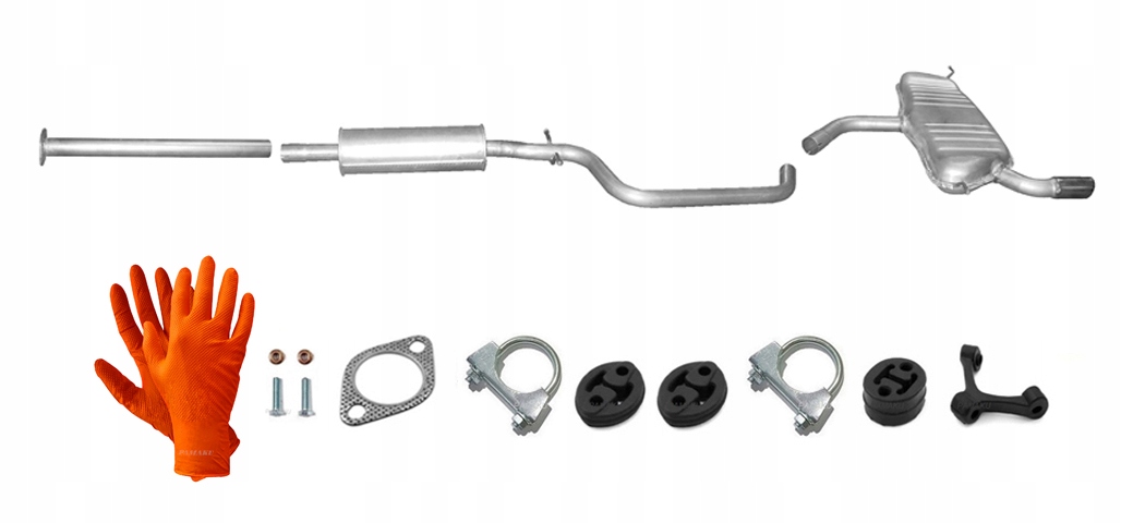 Škoda Yeti 1.2 TSi 77 kW (od roku 2009) Výfukový Systém