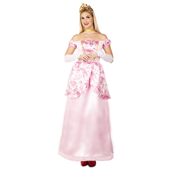 Kostým Růžová Princezna Královna Převlek Karneval M/L