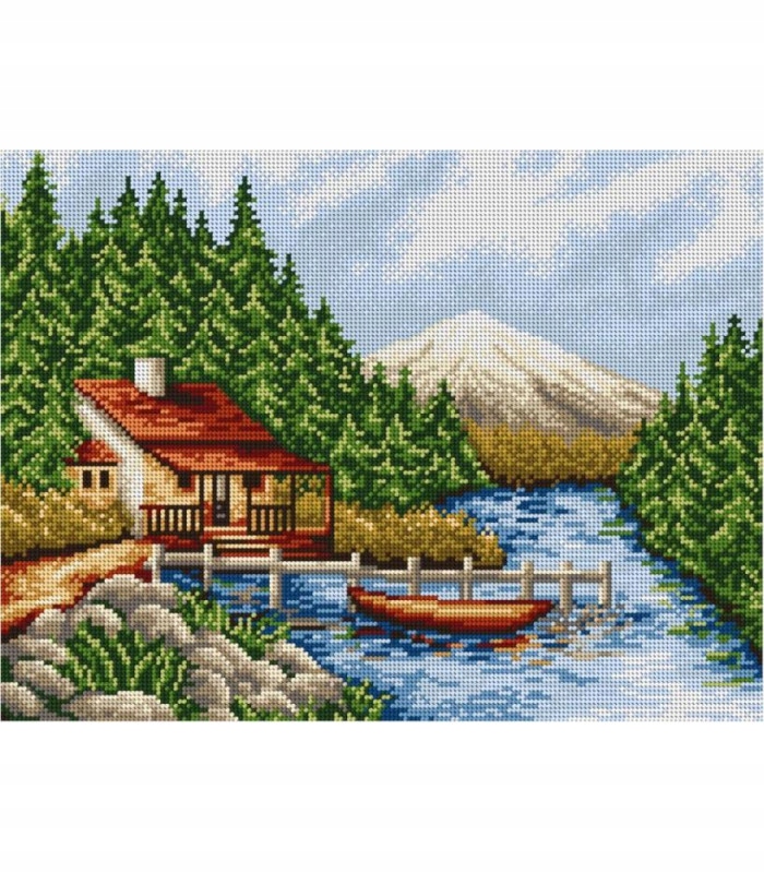 Sada Ariadna kanva mulina vyšívací jehla 30x40 8006