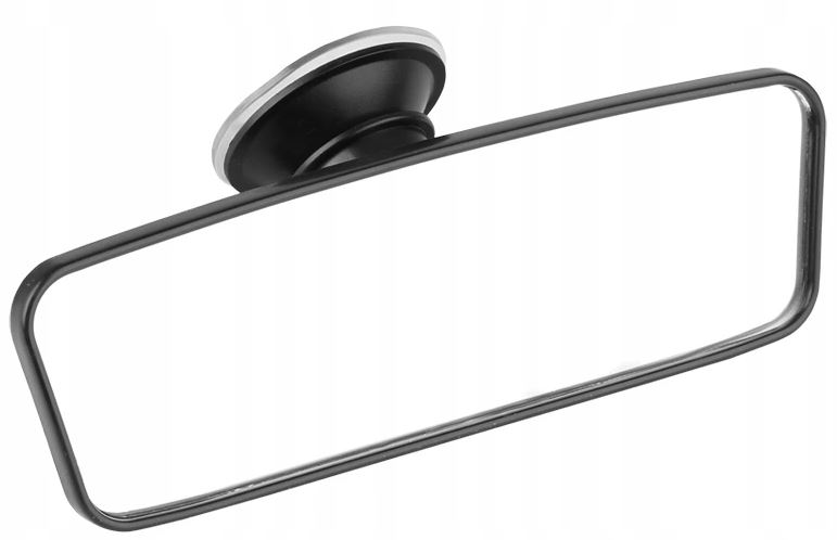 

Lusterko Wewnętrzne Na Przyssawkę 61X184 MM Czarne