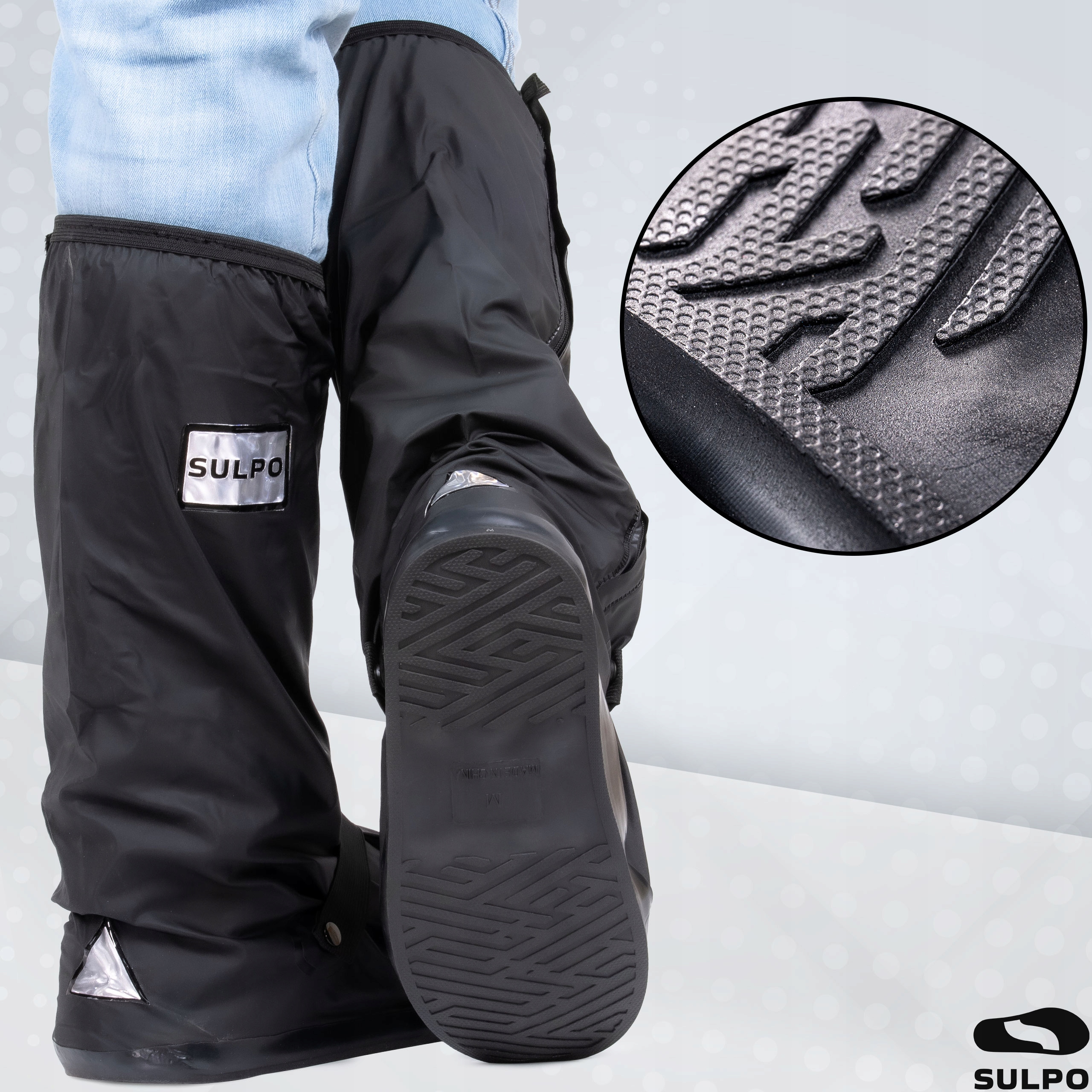 PRZECIWDESZCZOWE NAKŁADKI NA BUTY OCHRANIACZE KALOSZE OSŁONKi 40-42 Model FC_5001