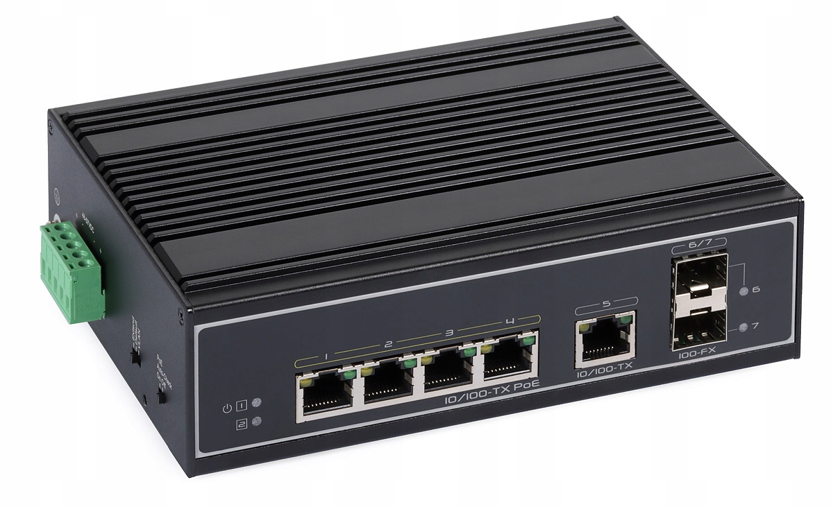 Switch PoE Ultipower 152SFP 802.3af/at 4xPoE 2xSFP