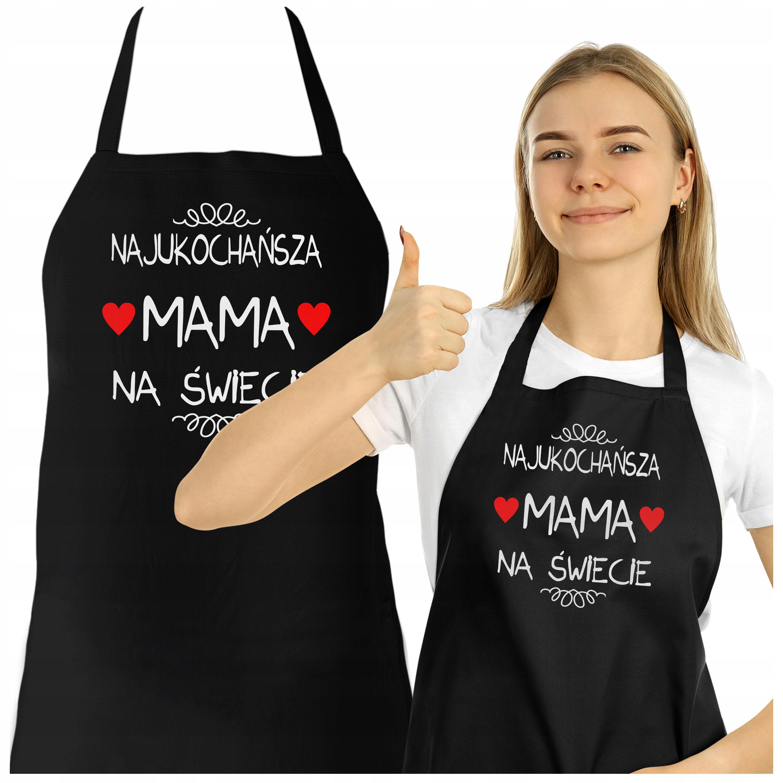 

Dla Mamy Stylowy Długi Fartuch Dzień Matki