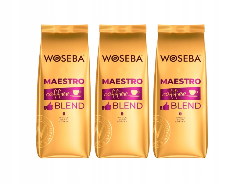 Kawa ziarnista Woseba Maestro 3 x 0.5 kg