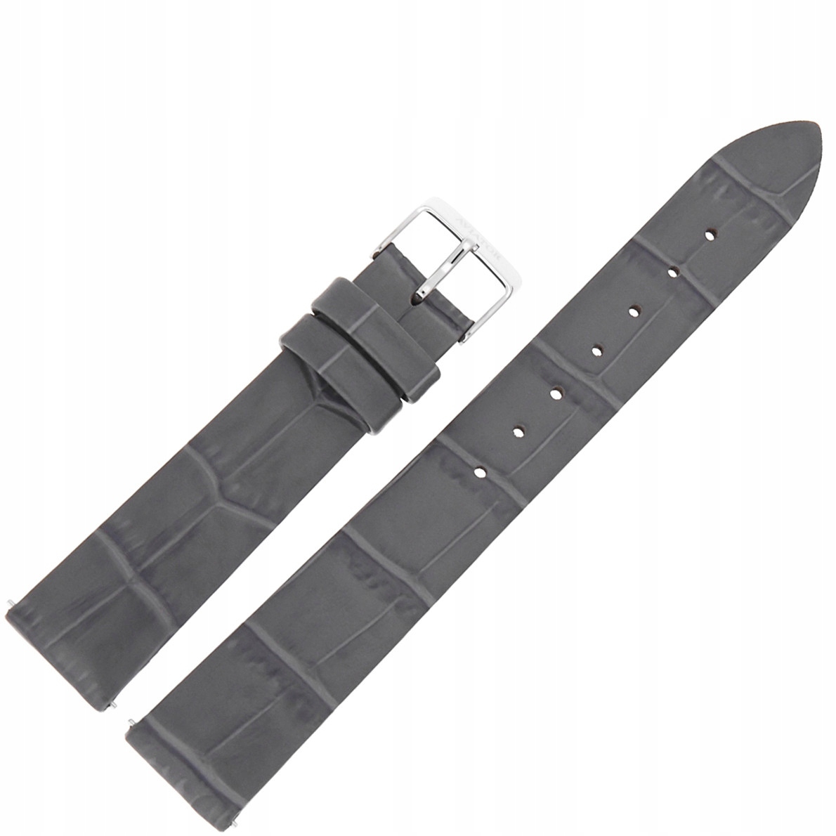 Pásek Ladies Moonflight Leather (V.1.33.0) 16 mm Šedá lesklá barva