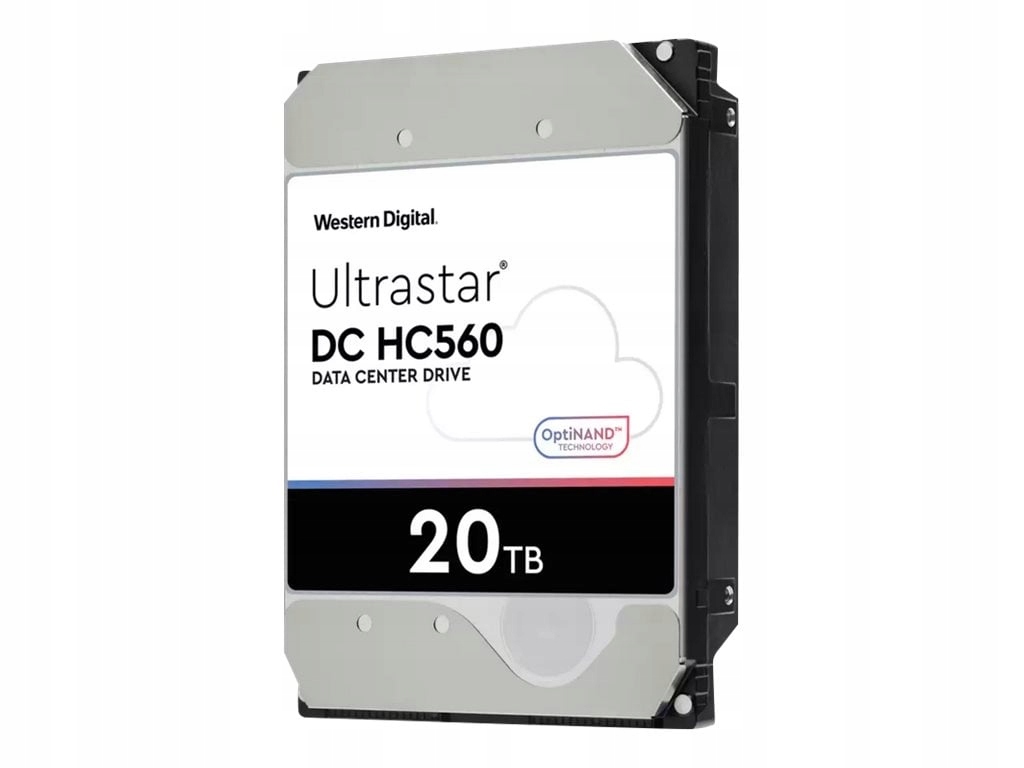 Wd Ultrastar DC HC560 20TB 3.5 Hdd Sas 512E Se 7200RPM 0F38652/WUH722020BL