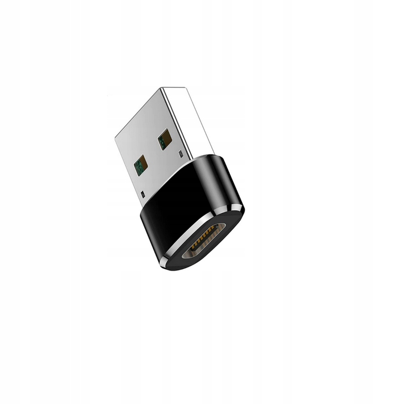 Przejściówka Adapter z USB C Typ C na USB czarna Sklep, Opinie, Cena