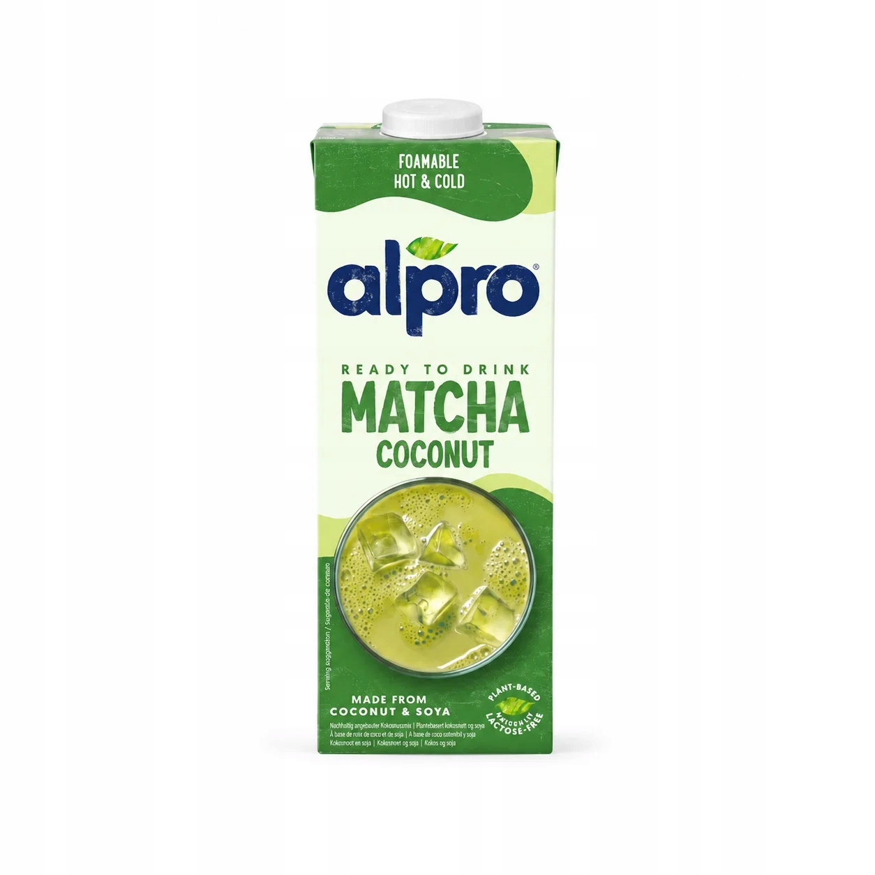 Napój kokosowo-sojowy Alpro o smaku Matcha 1l x 8