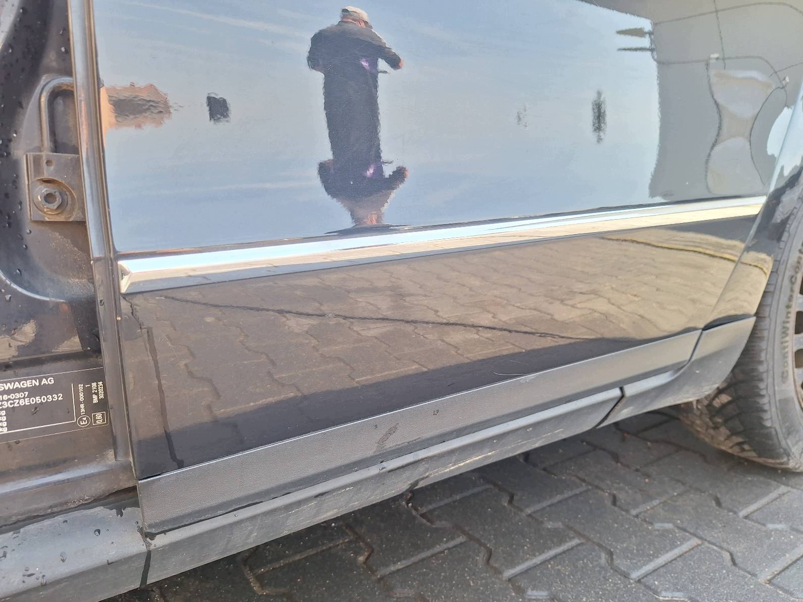 door complete left rear part VOLKSWAGEN PASSAT B6 LC9X