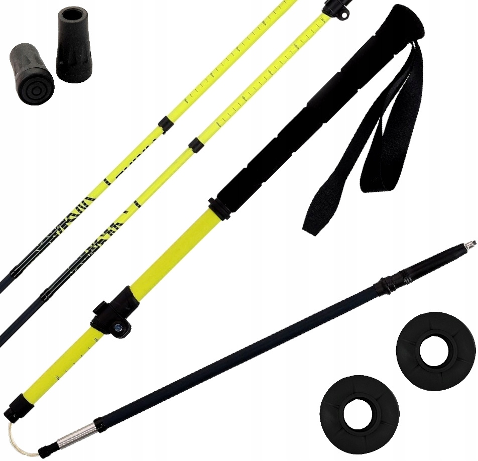 Běžecké hole Viking Licaon, skládací, nastavitelné, karbonové