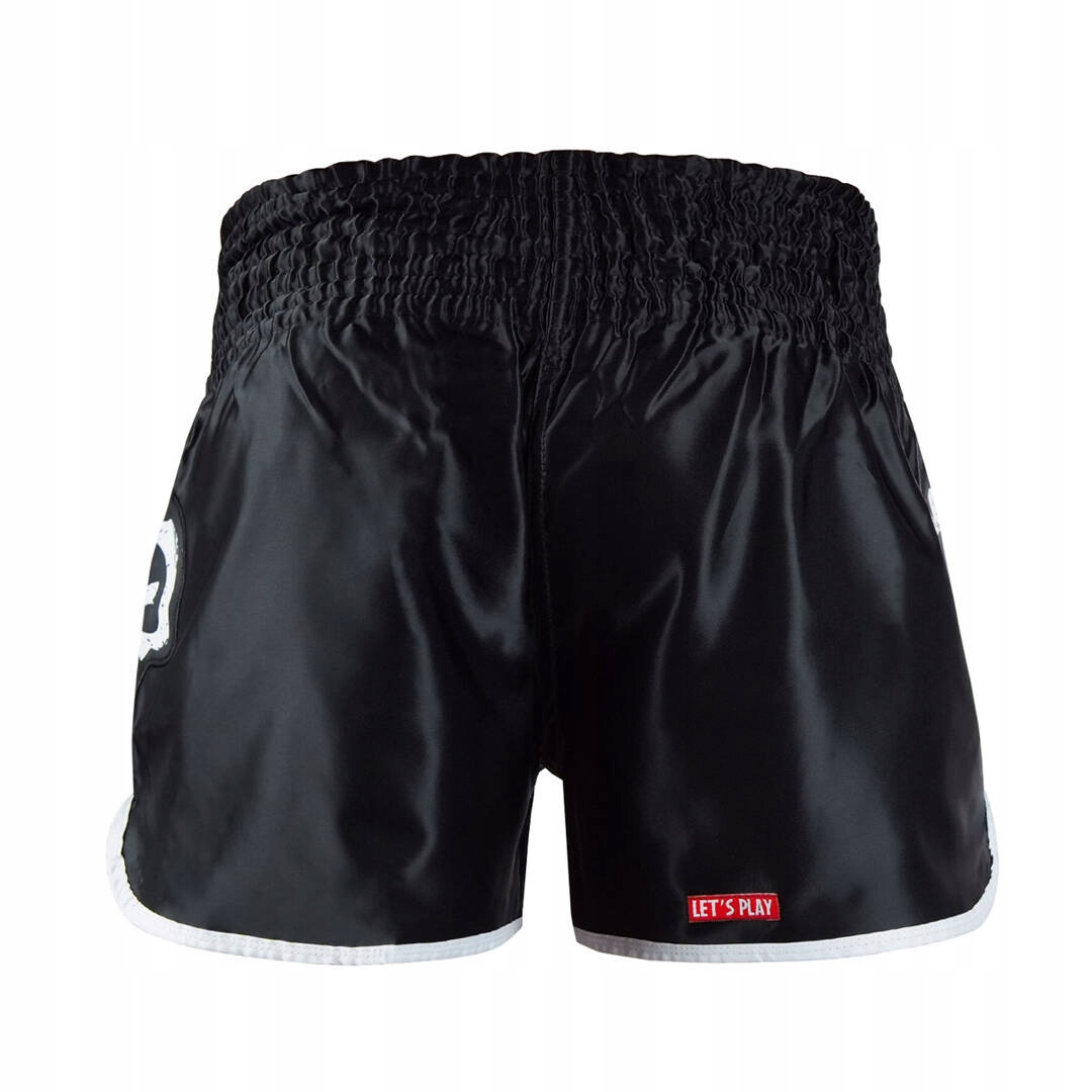 Spodenki treningowe Muay Thai Ground Game Skullz Czarne r. M Rozmiar M