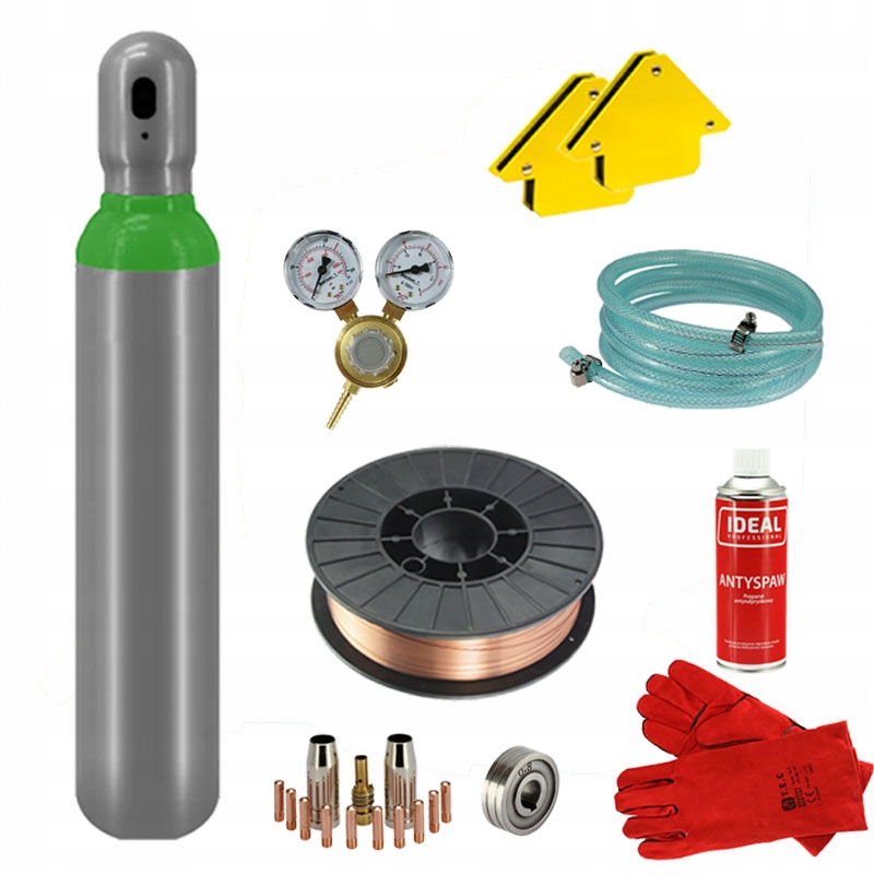 Spawarka MIGOMAT MIG 190 MMA MAGNUM 200A ZESTAW Wysokość 300 mm