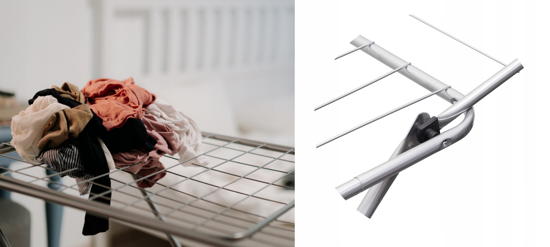 SUSZARKA NA PRANIE BIELIZNĘ NA UBRANIA BALKONOWA ROZKŁADANA STOJĄCA Kod producenta 73239300