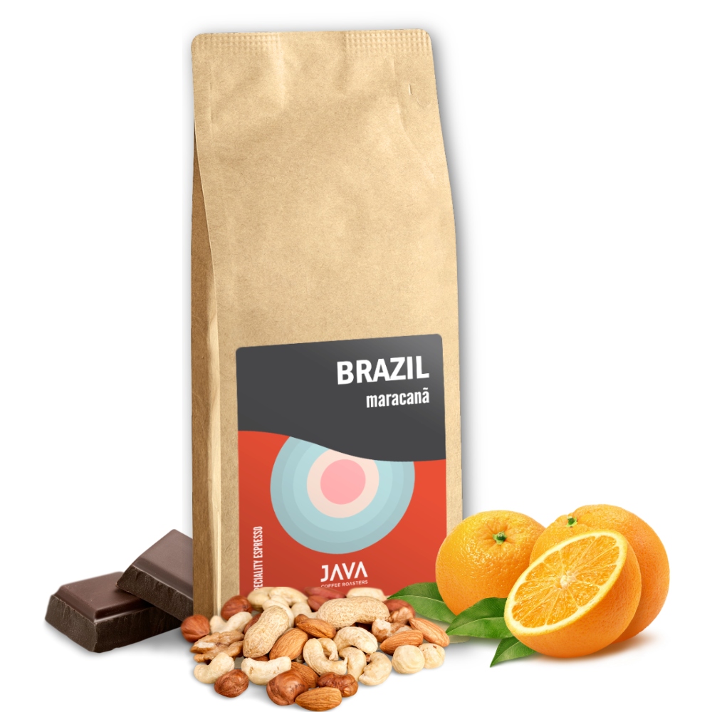 Levně Káva zrnková Brazílie Maracana 1 kg 100% Arabika, čerstvě pražená, espresso