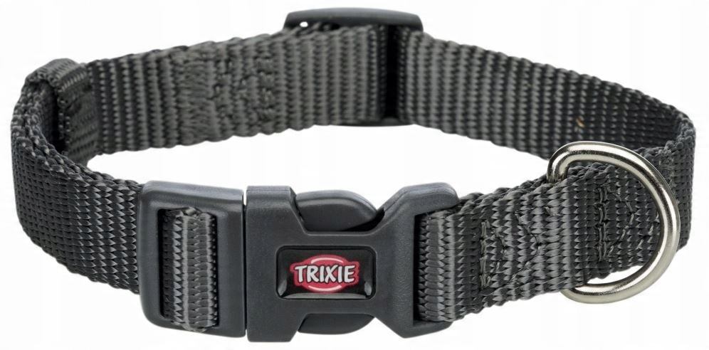 

Trixie Obroża nylonowa Premium dla psa M-L; Grafit