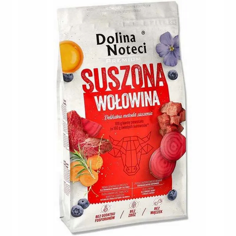 Dolina Noteci 9kg krmivo sušené hovězí maso