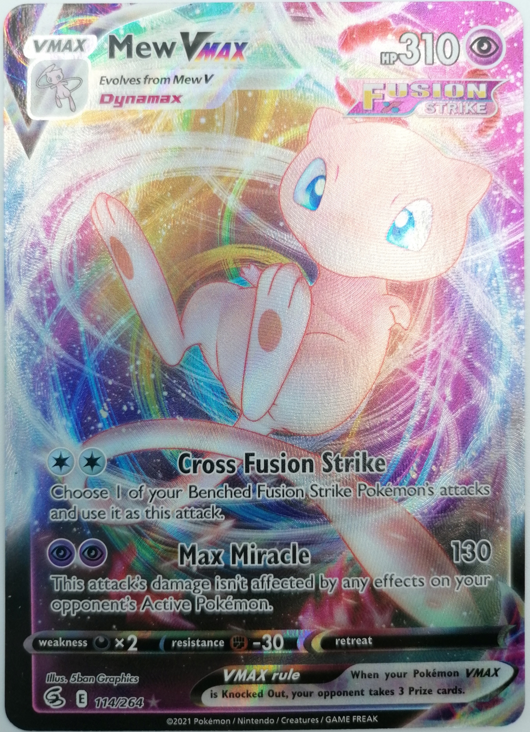Pokemon TCG - Mew VMAX FST 114 / 264