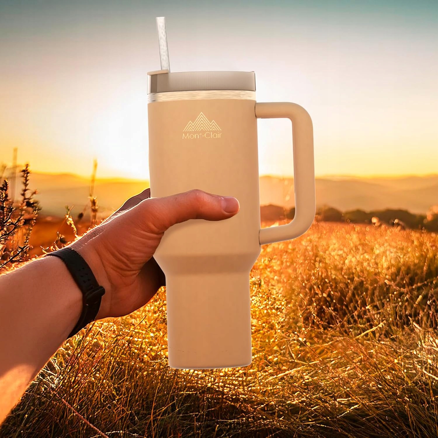 Mont-Clair TUMBLER Kubek Termiczny 1.2L Z Ustnikiem BPA Free — miniatura 11