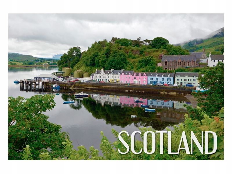 

Szkocja Wyspa Skye Portree Magnes na lodówkę