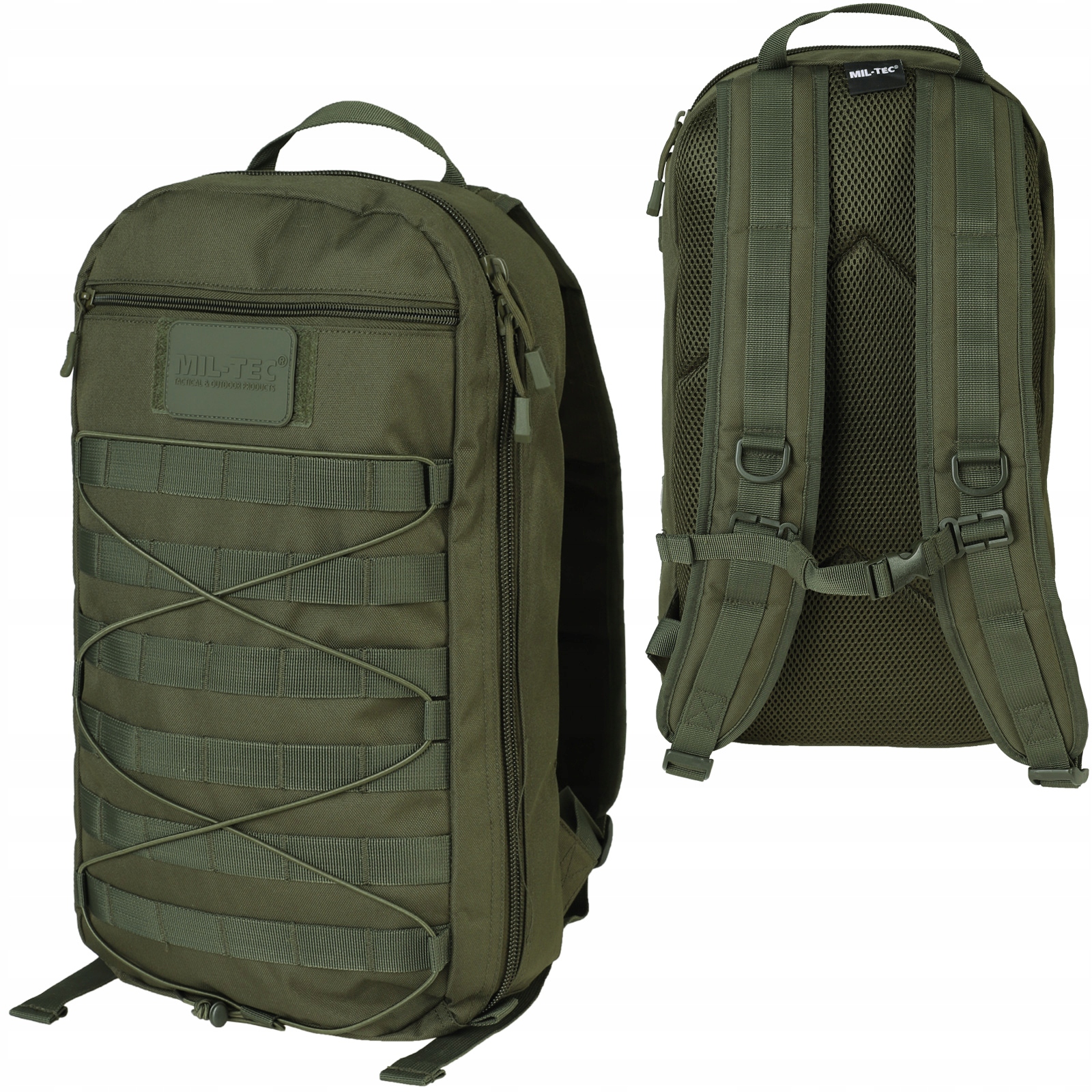 Plecak Turystyczny Wojskowy Mil-tec Core Daypack Miejski Molle 15L Olive