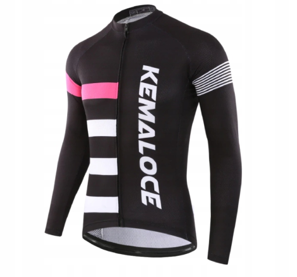 BLUZKA ROWEROWA Z DŁUGIM RĘKAWEM NA ROWER MĘSKA