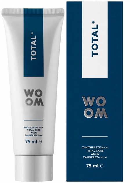 

Pasta do zębów Woom Total+ Wzmacnia Szkliwo Zębów