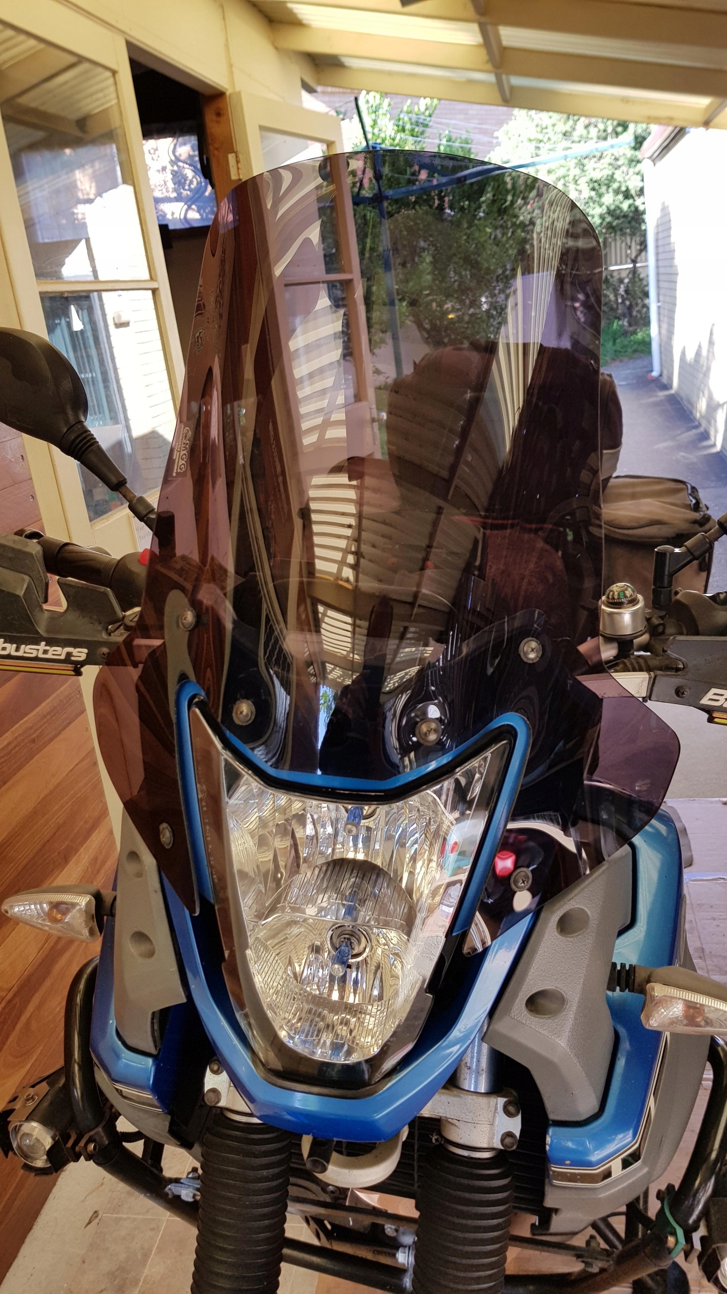 Turistické motocyklové sklo Yamaha Xt 660 Z Tenere Široké a vysoké