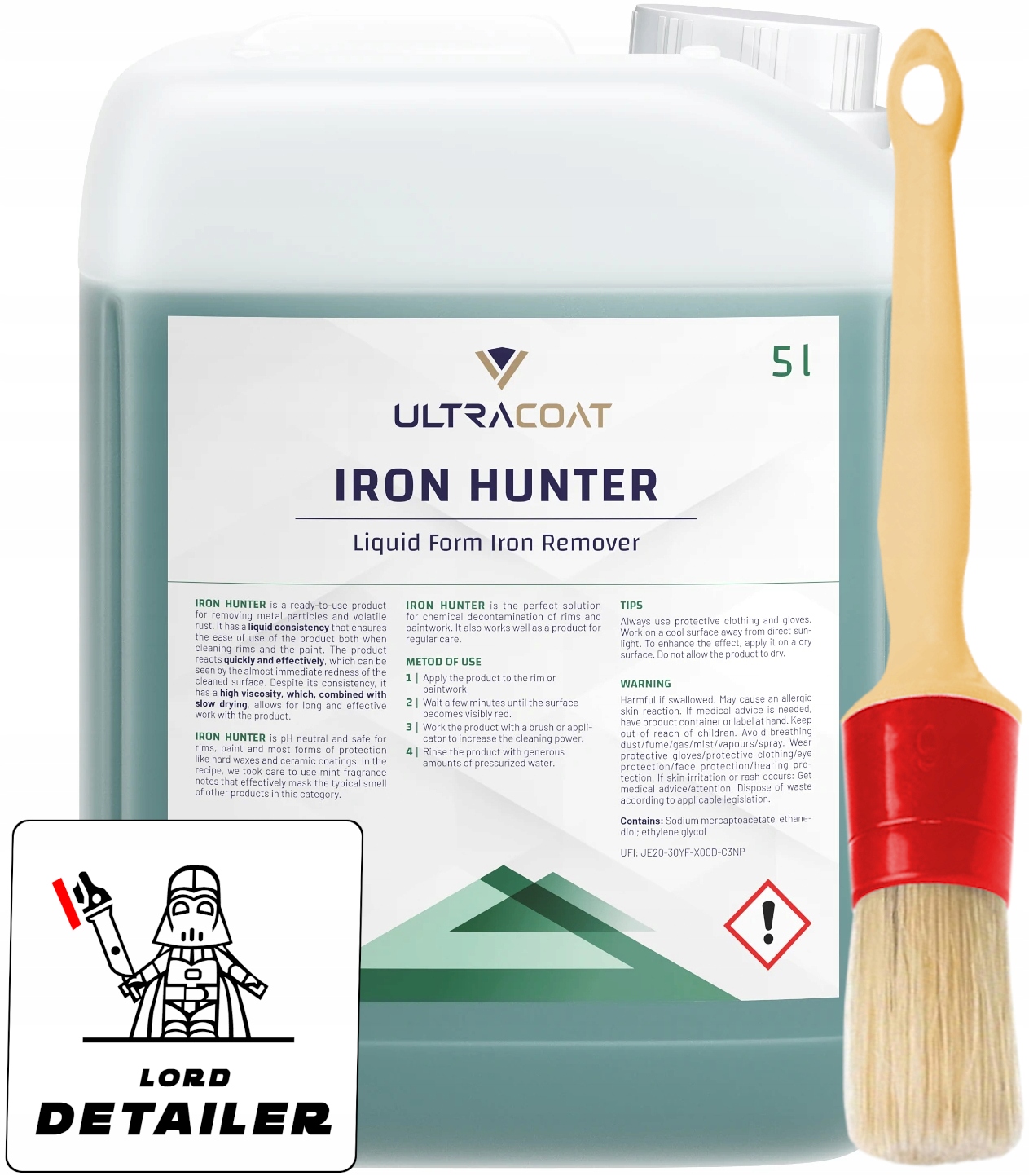 

Ultracoat Iron Hunter Deironizer Felgi Lakier 5L