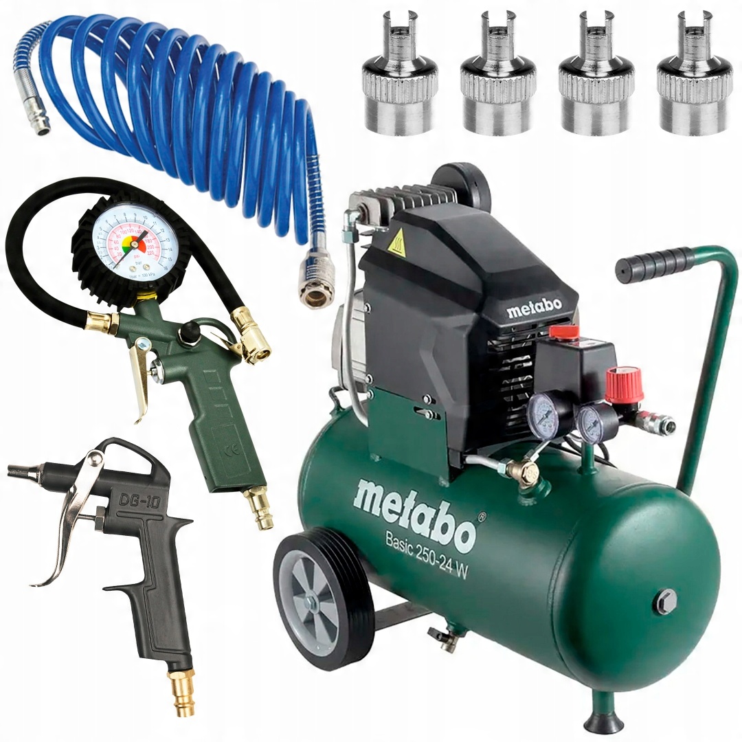 

Kompresor olejowy Metabo 601533000+akcesoria