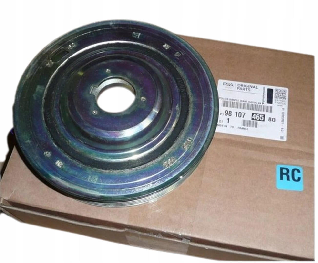 Koło Pasowe Wału 9810746580 Citroen C4 C5 Peugeot 407 2.0 HDI 16V Oryginał