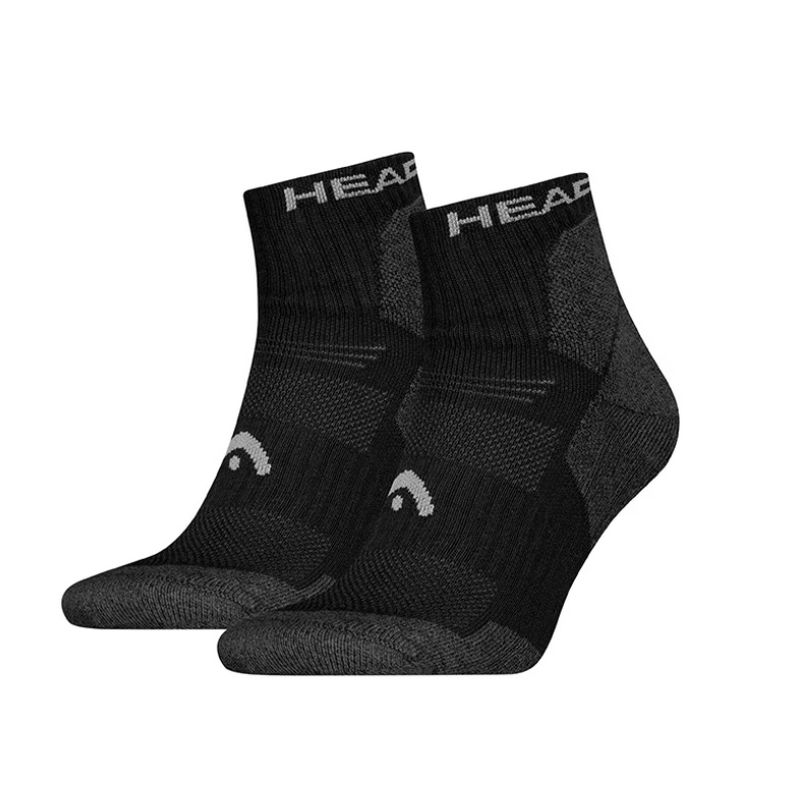 Skarpety Sportowe Head Hiking Quarter All Climates Socks 2P Black 43-46