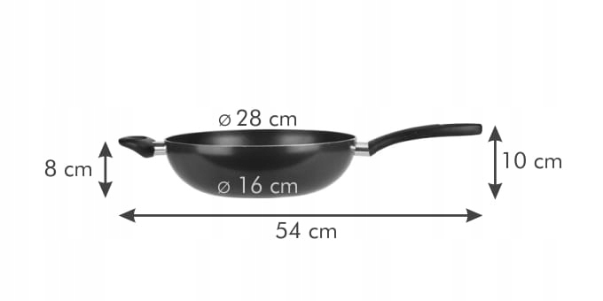 Wok PRESTO 28 cm Marka Tescoma