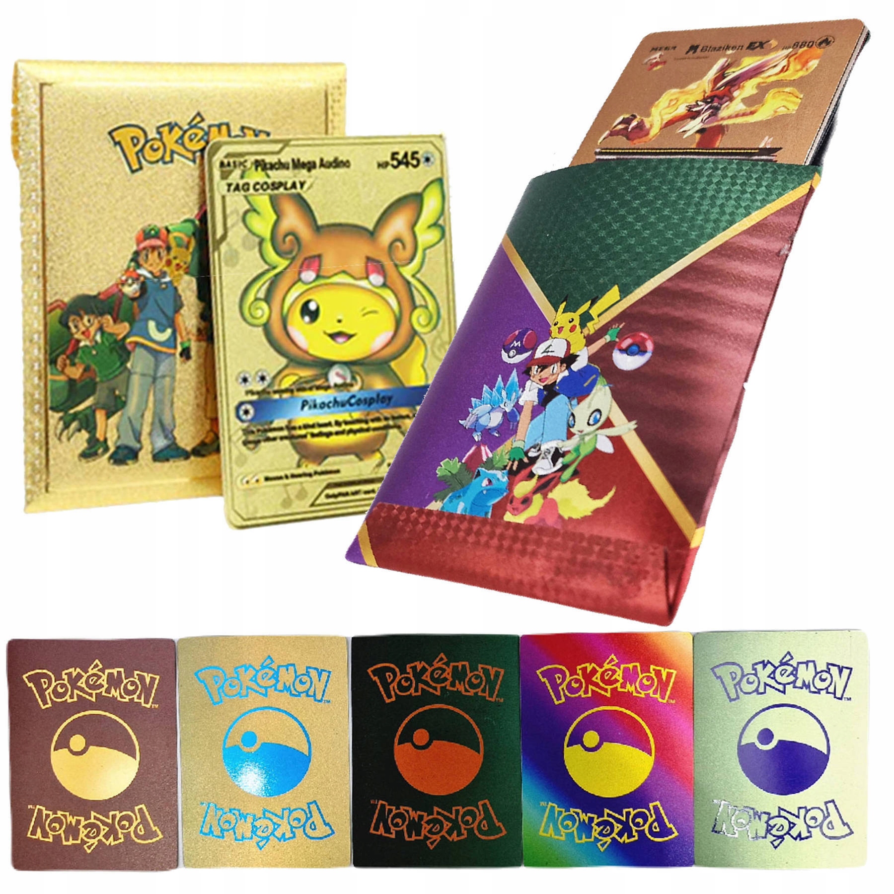 

Karty Pokemon Kolekcjonerskie Złote Rainbow 20