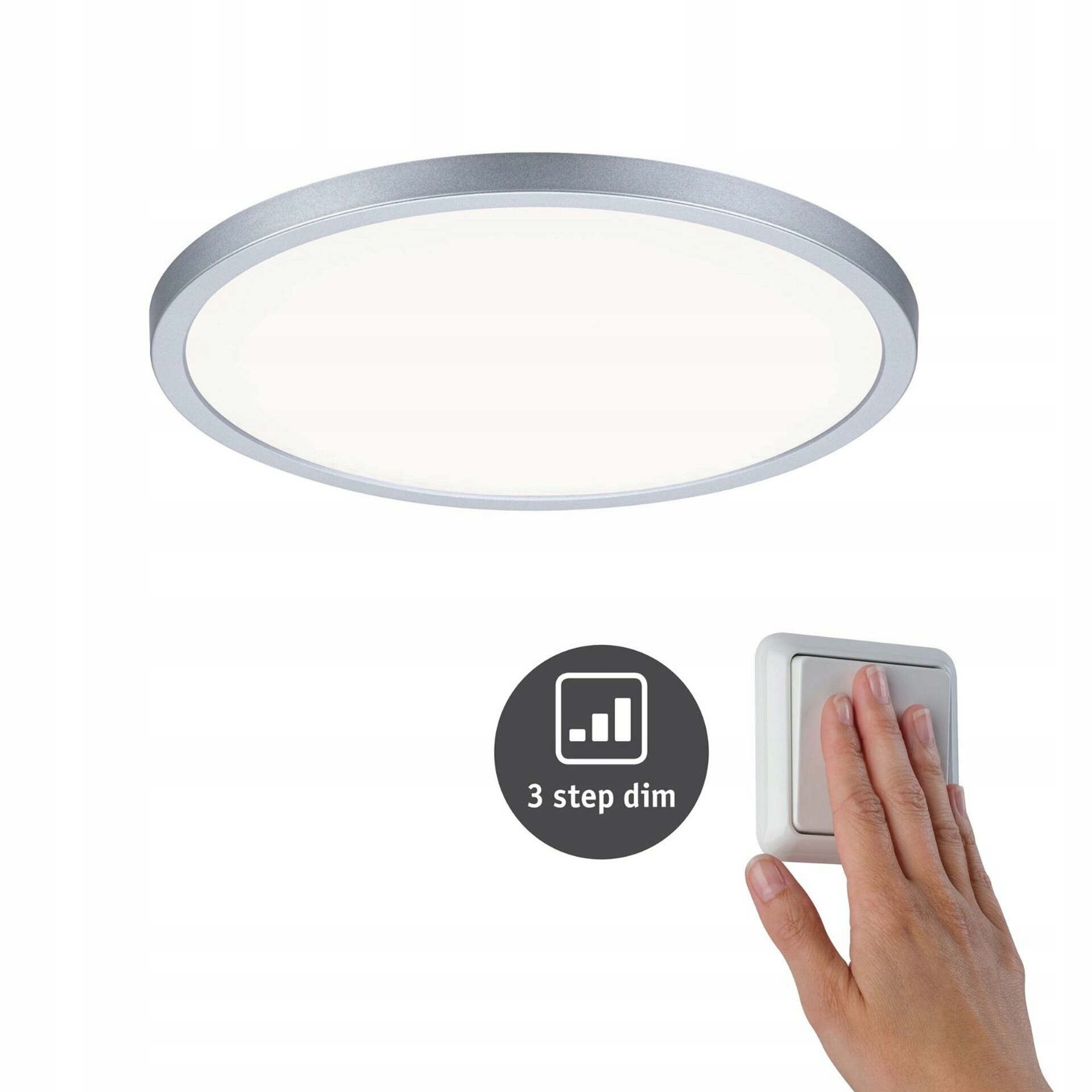 Paulmann Led vstavané svietidlo Areo VariFit 230mm 16W 4000K IP44 chróm