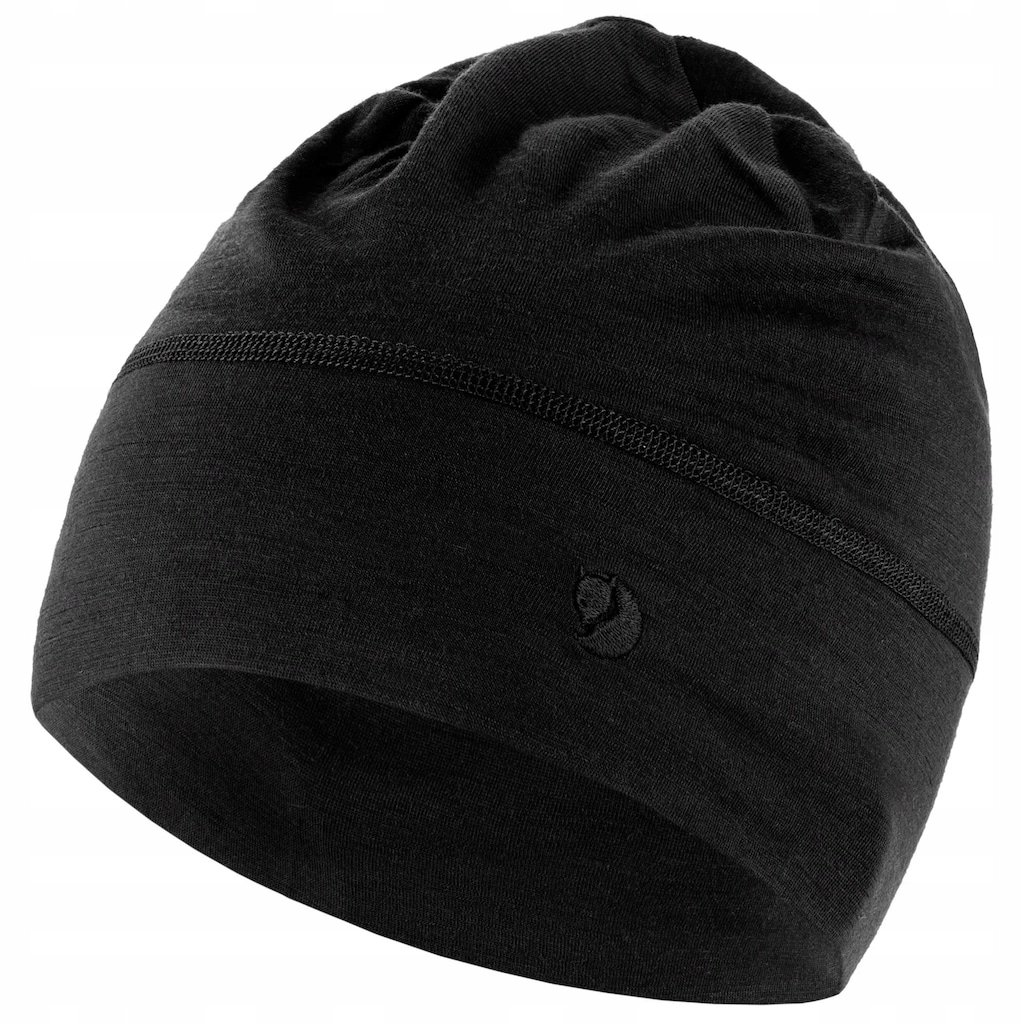 Čepice se sportovní vlnou Fjallraven Abisko Lite Wool černá