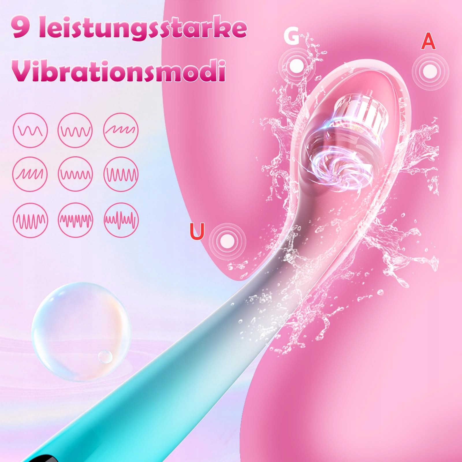 FRAUEN Wibrator Dla Kobiet I Par Z 9 Trybami Wibracji Cichy Stymulator — miniatura 3