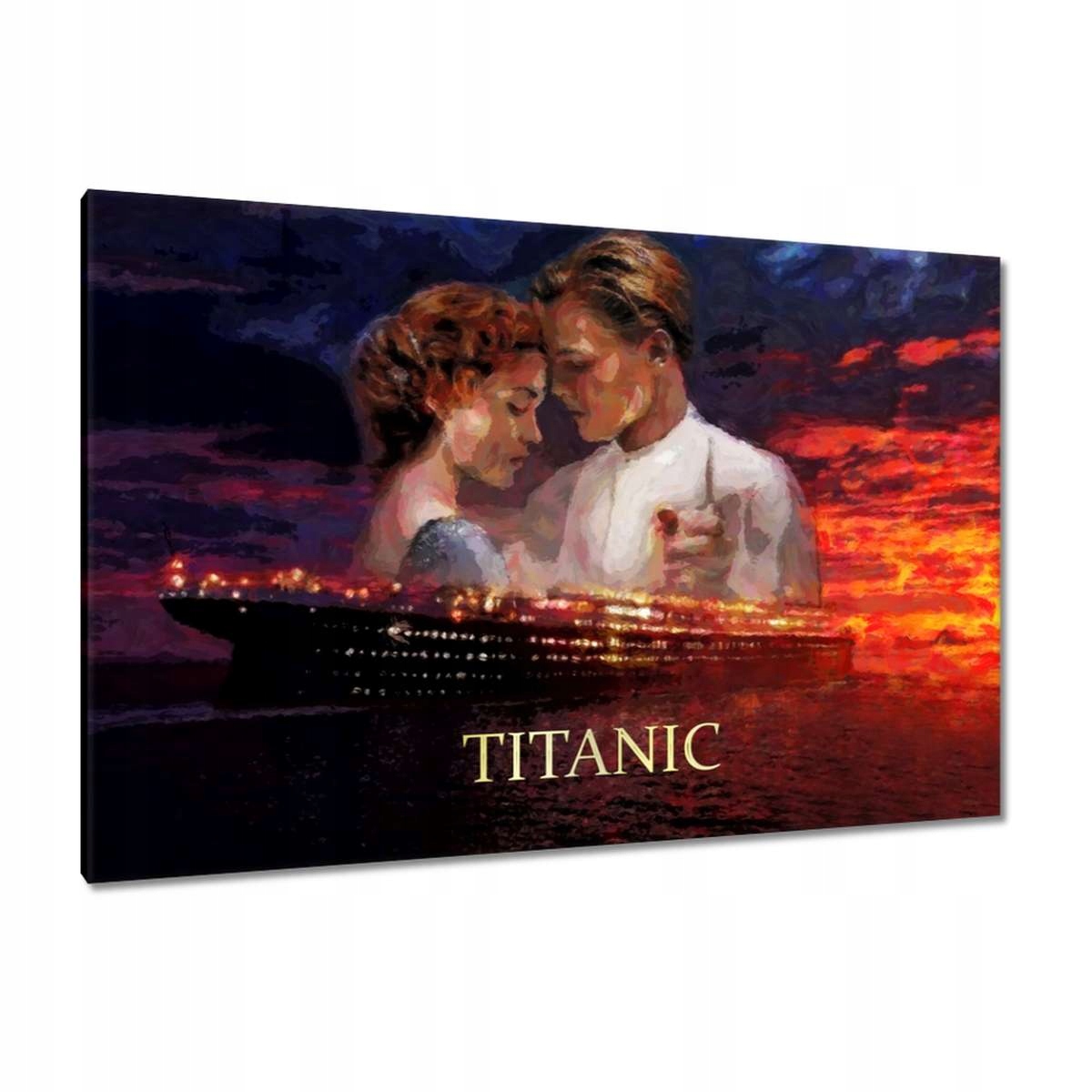 Obrazy 120x80 Titanic Loď Nápis