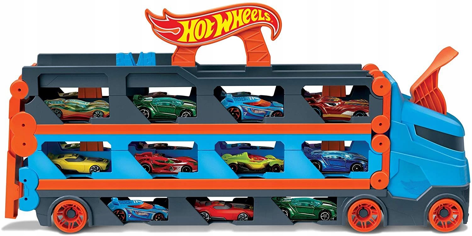 

Hot Wheels City Wyścigowy Transporter 2W1 Mattel