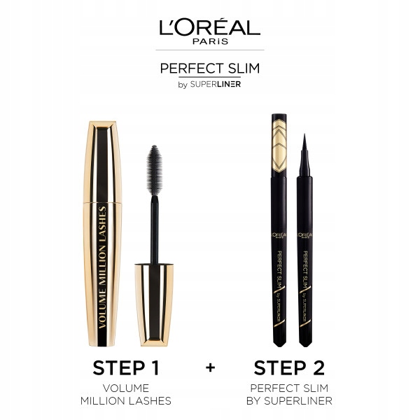 L'OREAL Perfect Slim eyeliner w pisaku 01 Intense Rodzaj w pisaku