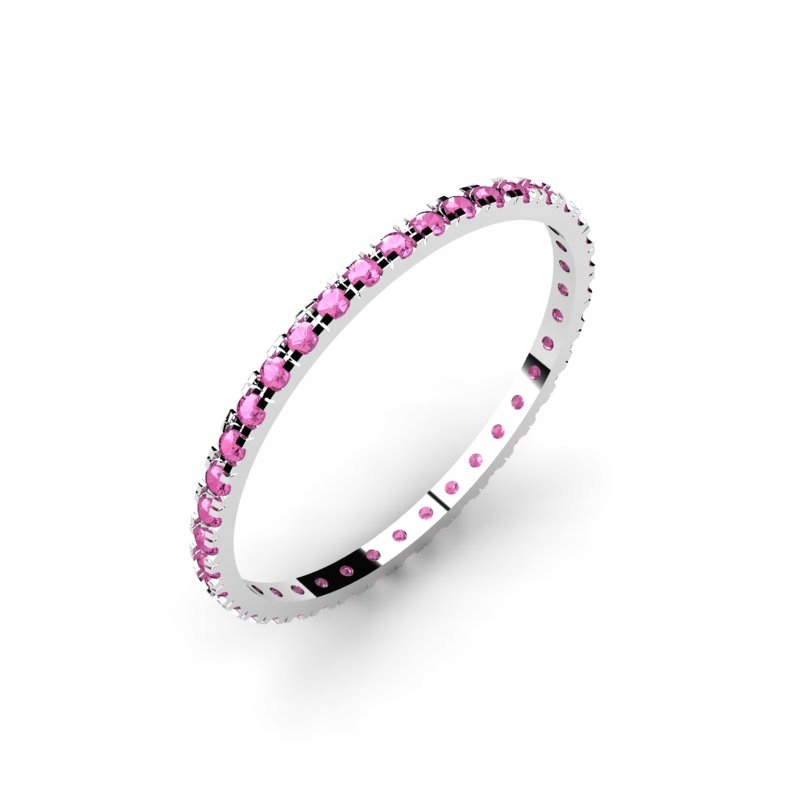 

Obrączka Złota Różowe Cyrkonie Rings