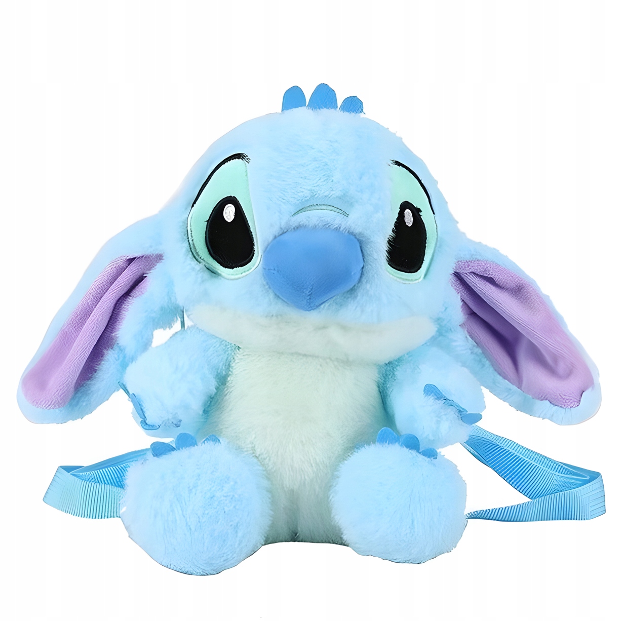 TOREBKA LILO STICH NA PASKU PLUSZOWA DZIECIĘCA POJEMNA MIŚ TORBA MASKOTKA Kolor niebieski