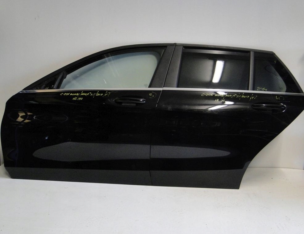 MERCEDES C KLASA W 205 DRZWI LEWE PRZEDNIE TYLNE Strona zabudowy przód - lewa