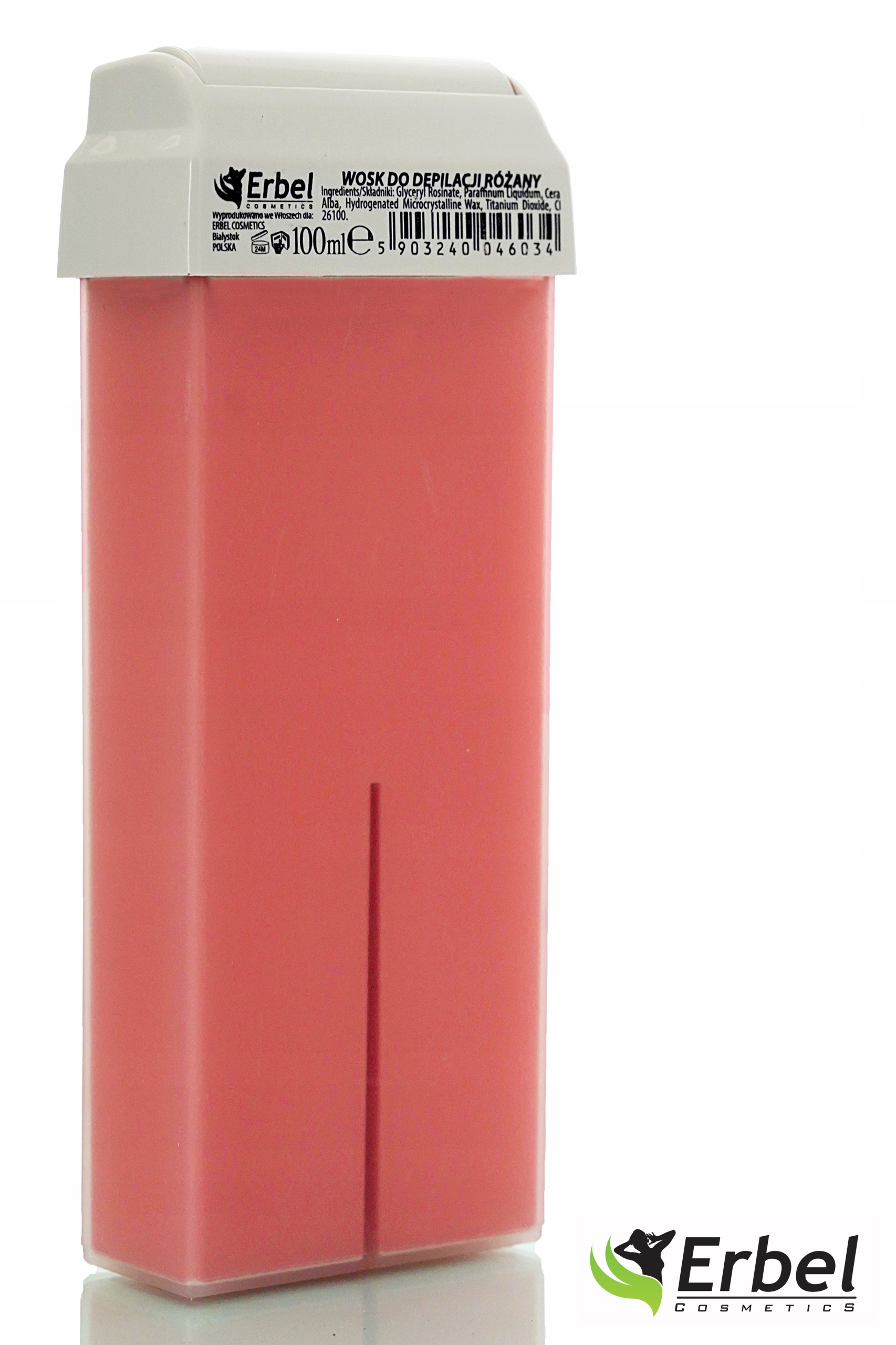 5+1 Wosk do Depilacji Różany 100ml Erbel Postać w rolce