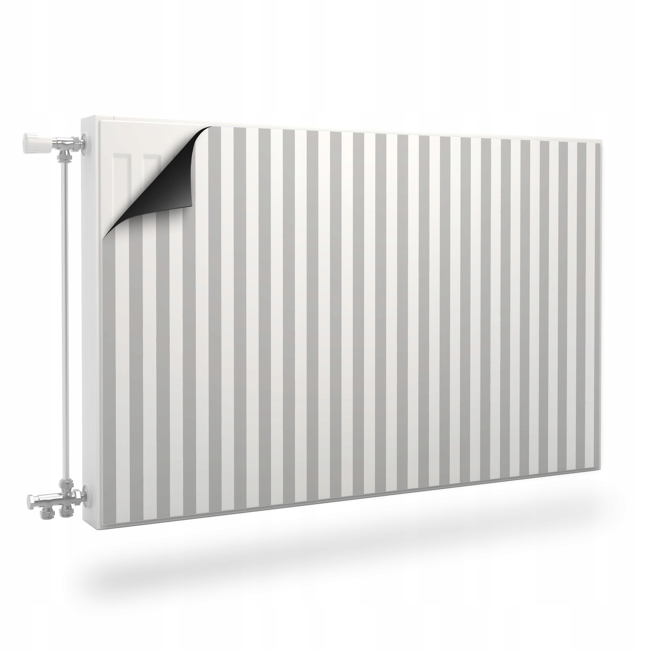 

Maskownica Magnetyczna Szaro-Białe Paski 90x60