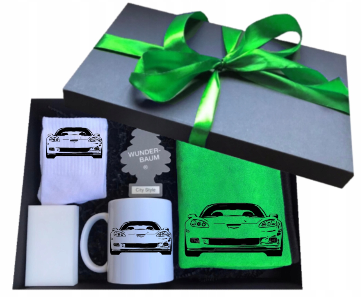 Sada dárek hrnek narozeniny Ke Dni Otců pro řidiče auta Corvette