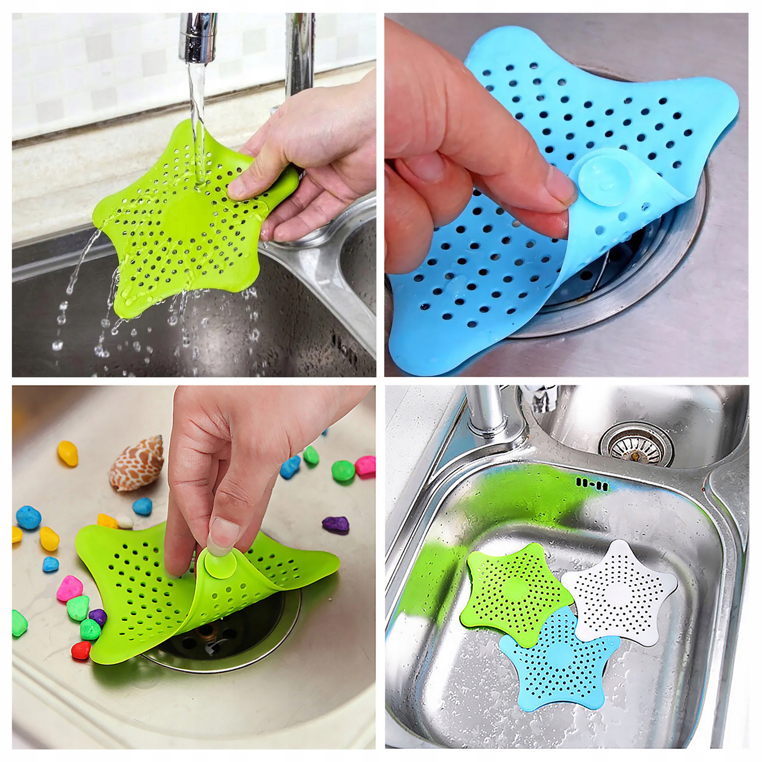 SITKO SILIKONOWE FILTR DO ZLEWU ODPŁYWU UMYWALKI Stan opakowania oryginalne