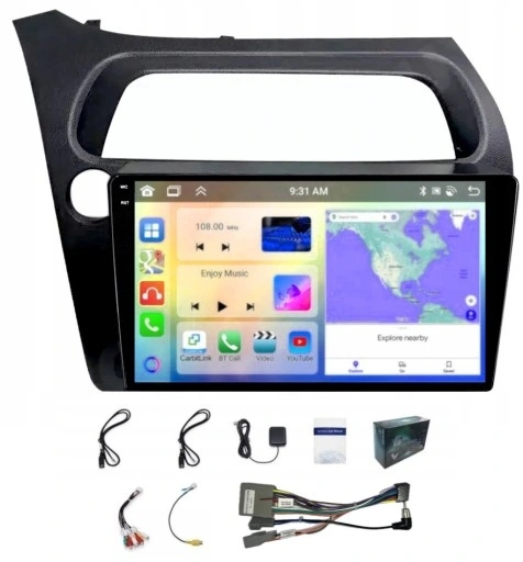Rádio Navigácia Carplay Honda CIVIC 2006-2012 Android Wifi 4GB 64GB