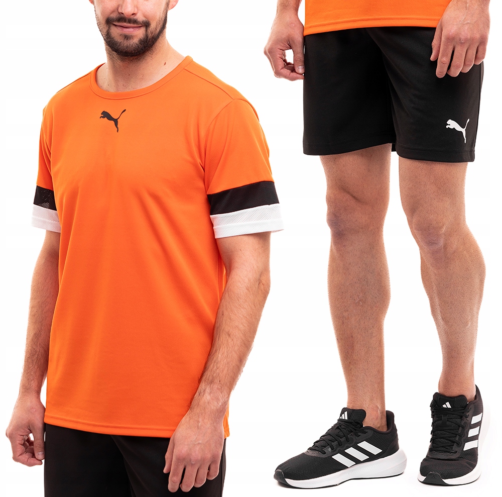 Sportovní oblečení Puma teamRISE Pánský tréninkový komplet Tričko Kraťasy XL