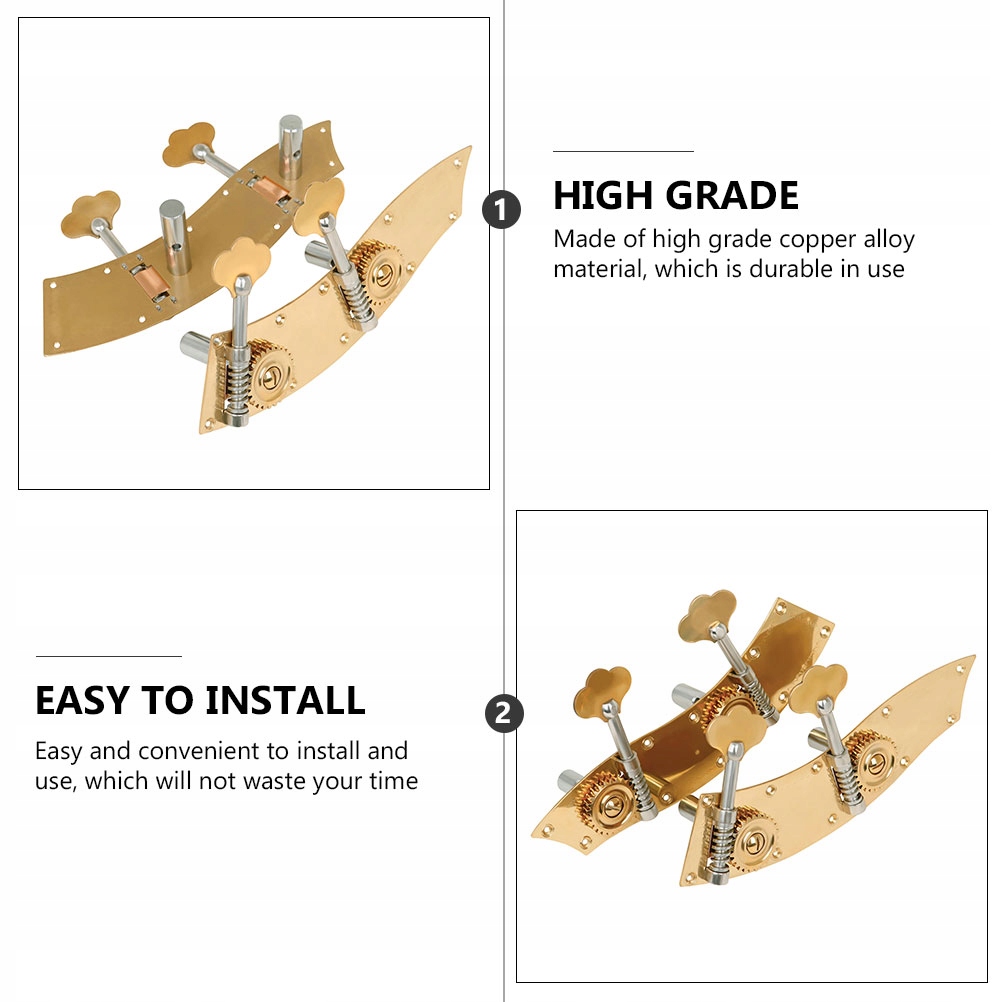 GITARA INSTRUMENT TUNING PEG BAS Kolor złoty