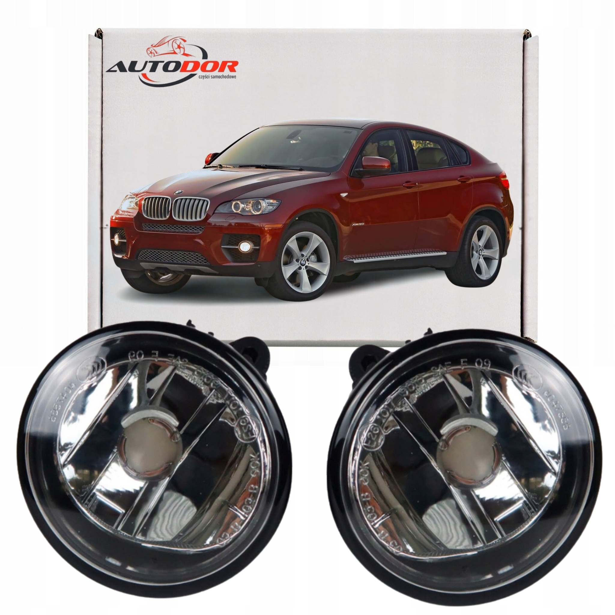 Bmw X6 E71 2012-14 Halogeny Přední Mlhové Světlomety Levá Pravá Sada